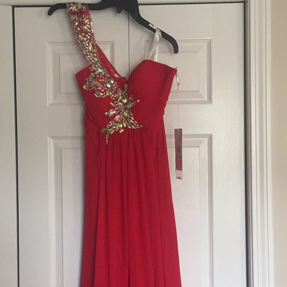 Red prom dress!